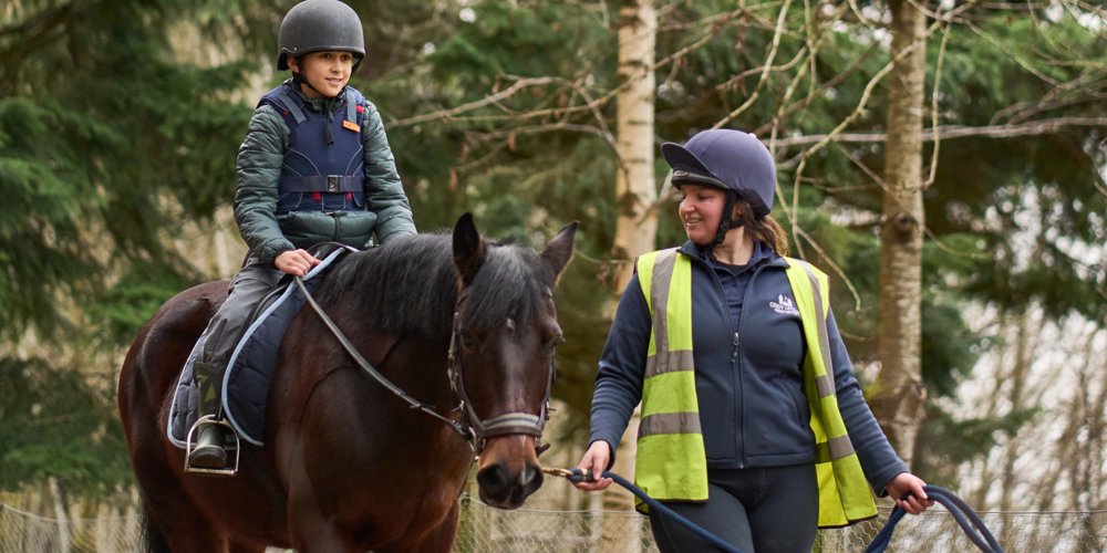 horse riding