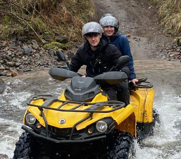 Two Seater Quad Biking